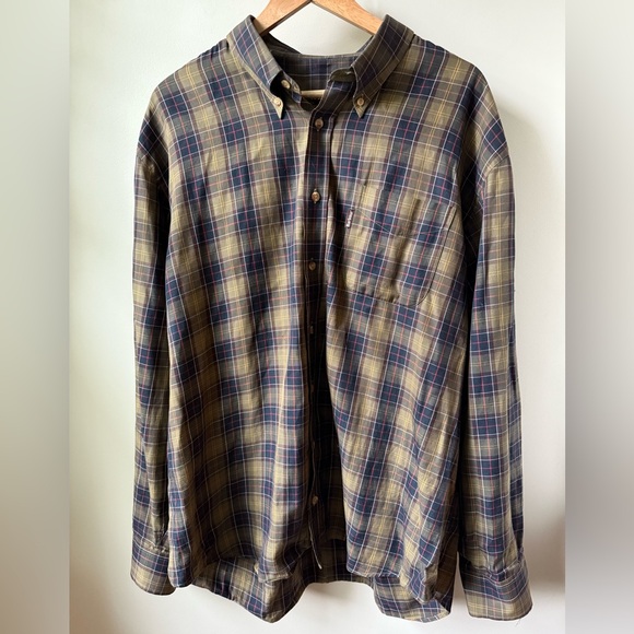 BARBOUR Tartan Shirt Casual Button Down Plaid Classic Preppy Cotton‎ XL - Picture 1 of 7